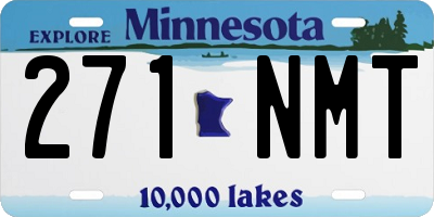 MN license plate 271NMT