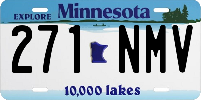 MN license plate 271NMV