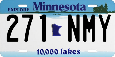 MN license plate 271NMY
