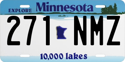 MN license plate 271NMZ