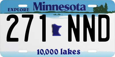 MN license plate 271NND