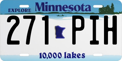 MN license plate 271PIH