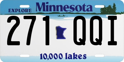 MN license plate 271QQI