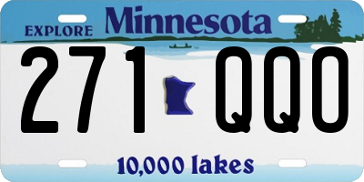 MN license plate 271QQO
