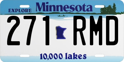 MN license plate 271RMD