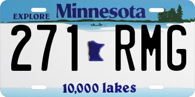 MN license plate 271RMG