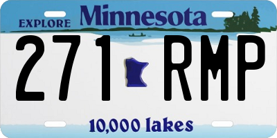 MN license plate 271RMP