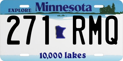 MN license plate 271RMQ
