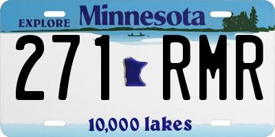 MN license plate 271RMR