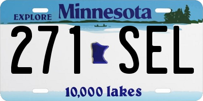 MN license plate 271SEL