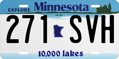 MN license plate 271SVH