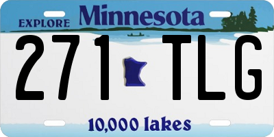 MN license plate 271TLG