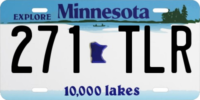MN license plate 271TLR