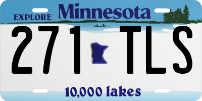 MN license plate 271TLS