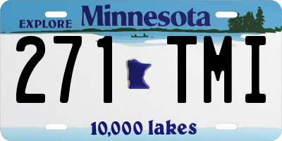 MN license plate 271TMI