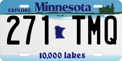 MN license plate 271TMQ