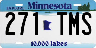 MN license plate 271TMS