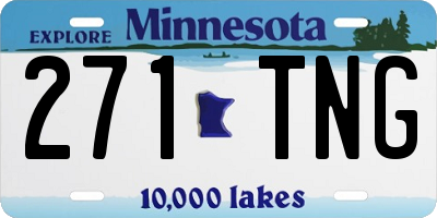MN license plate 271TNG
