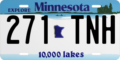 MN license plate 271TNH