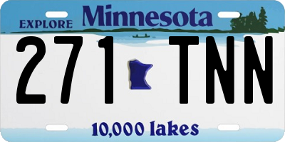 MN license plate 271TNN