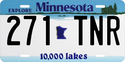 MN license plate 271TNR
