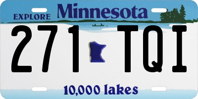 MN license plate 271TQI