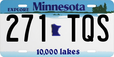 MN license plate 271TQS