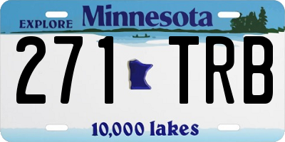 MN license plate 271TRB