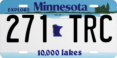 MN license plate 271TRC