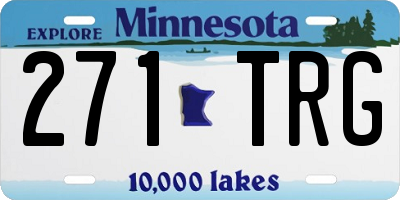 MN license plate 271TRG