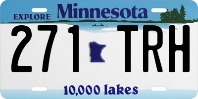 MN license plate 271TRH