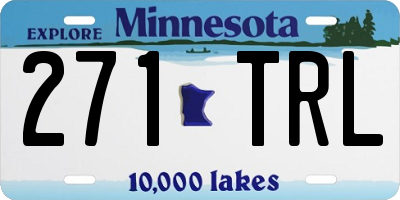 MN license plate 271TRL