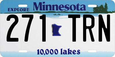 MN license plate 271TRN