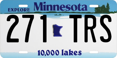 MN license plate 271TRS