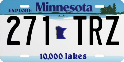 MN license plate 271TRZ