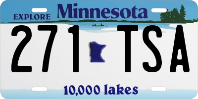 MN license plate 271TSA