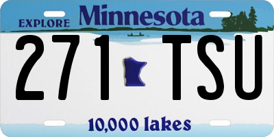 MN license plate 271TSU