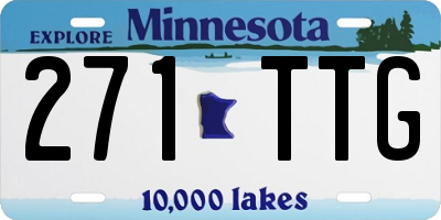 MN license plate 271TTG