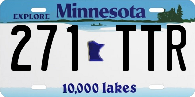 MN license plate 271TTR