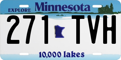 MN license plate 271TVH