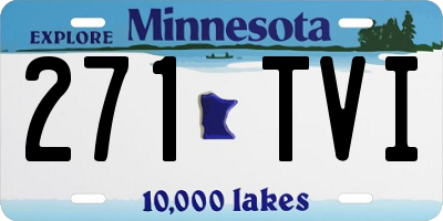 MN license plate 271TVI