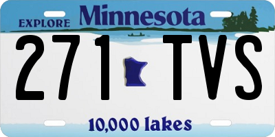MN license plate 271TVS