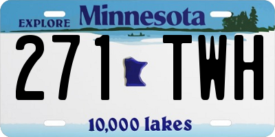 MN license plate 271TWH