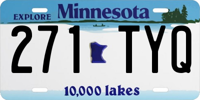 MN license plate 271TYQ