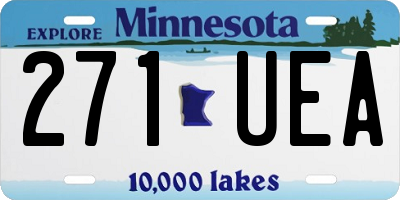 MN license plate 271UEA