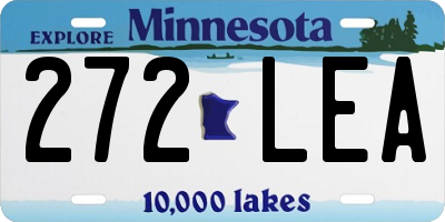 MN license plate 272LEA