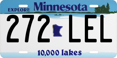 MN license plate 272LEL
