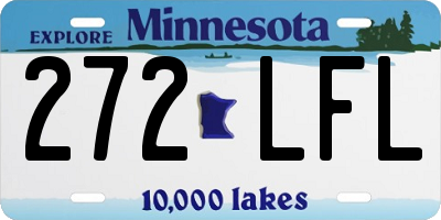 MN license plate 272LFL