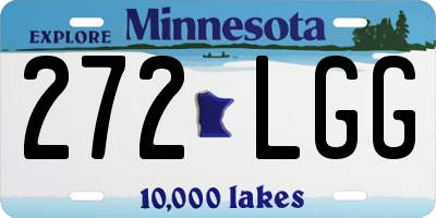 MN license plate 272LGG