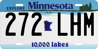 MN license plate 272LHM